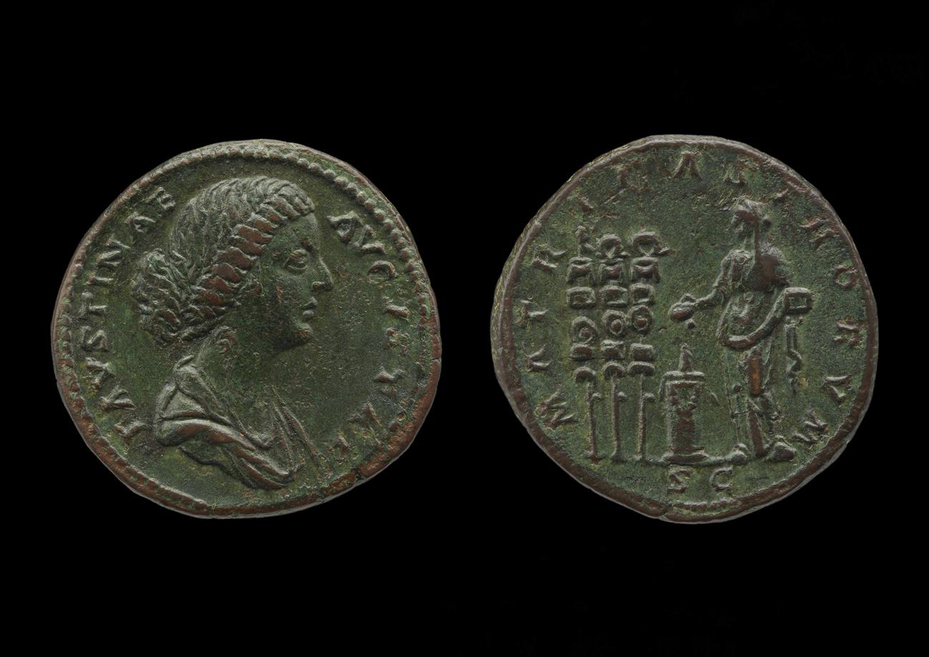 аверс RIC III Marcus Aurelius 1660