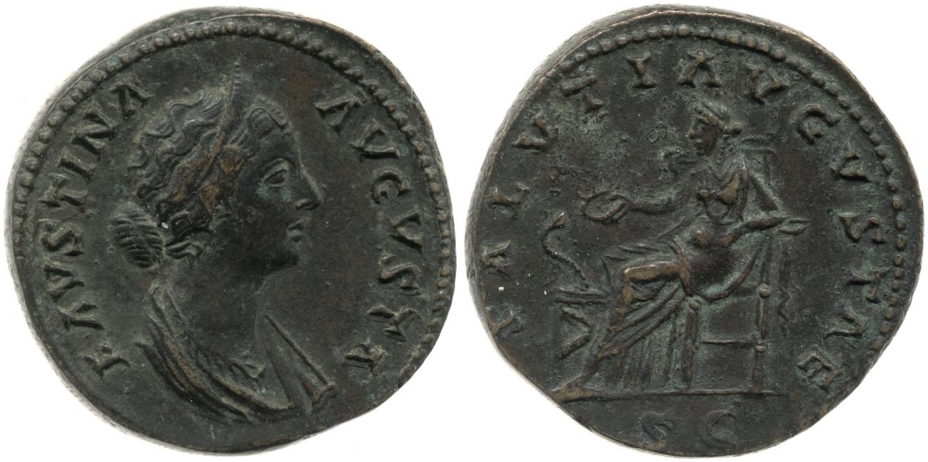 аверс RIC III Marcus Aurelius 1668