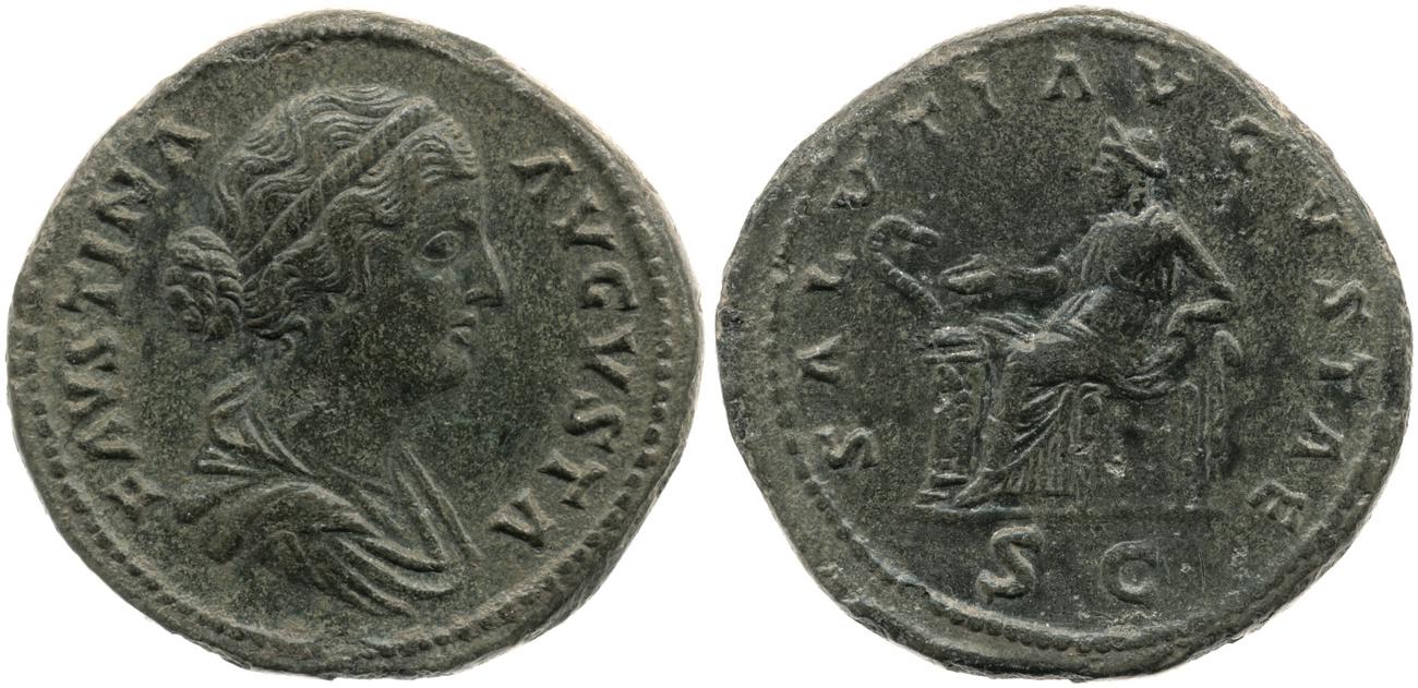 аверс RIC III Marcus Aurelius 1668A