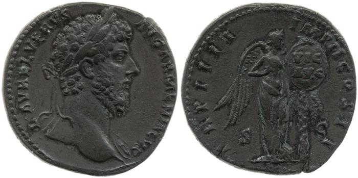 реверс RIC III Marcus Aurelius 1397