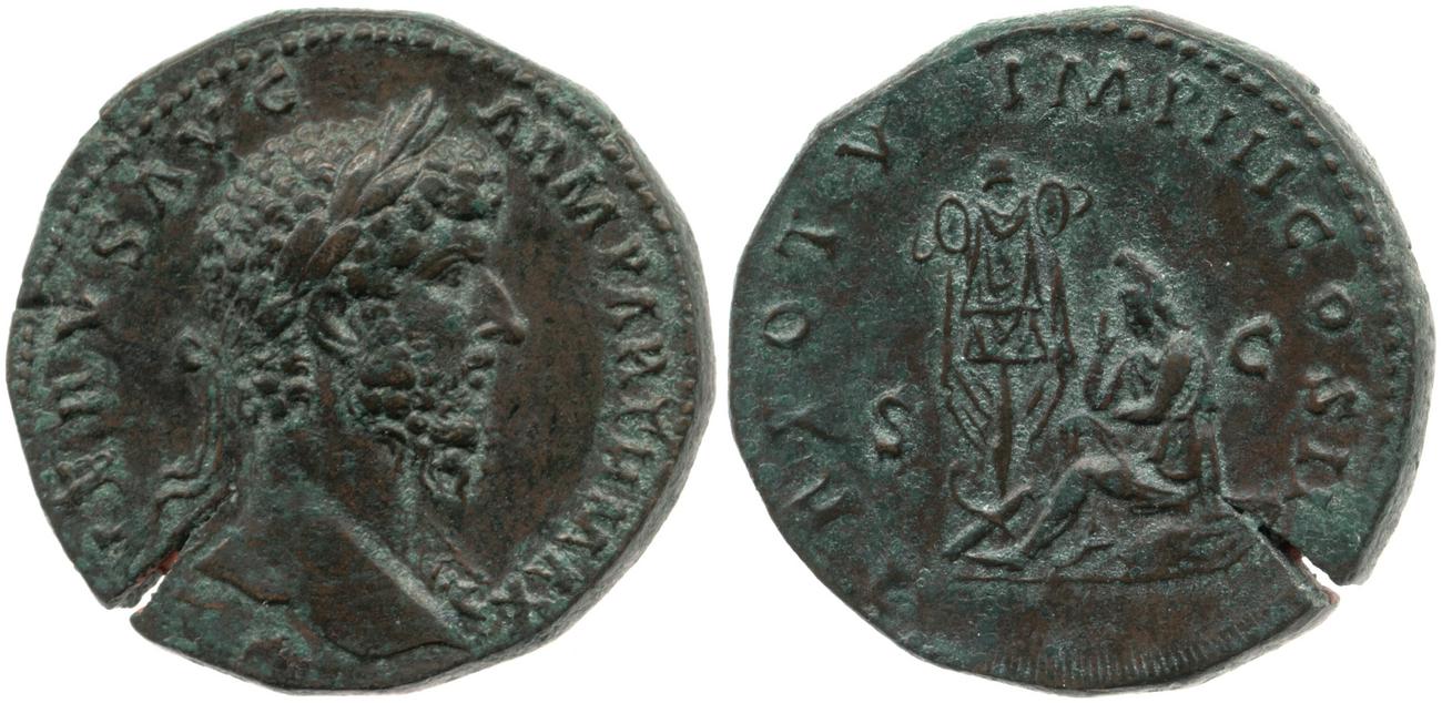 аверс RIC III Marcus Aurelius 1429