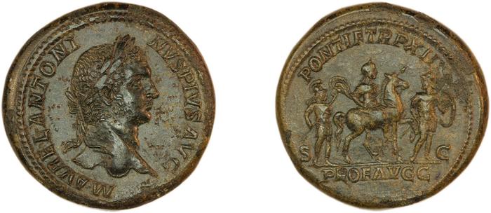 реверс RIC IV Caracalla 445