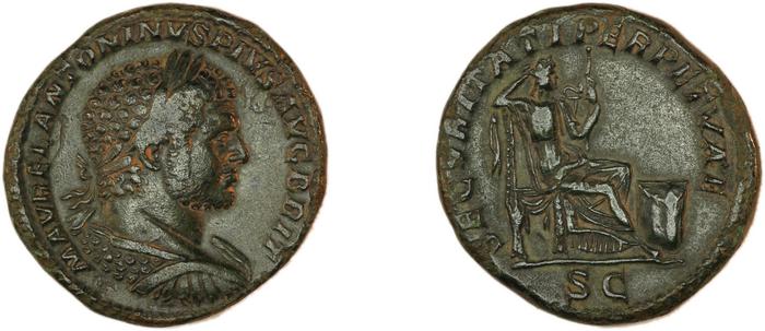 реверс RIC IV Caracalla 512B