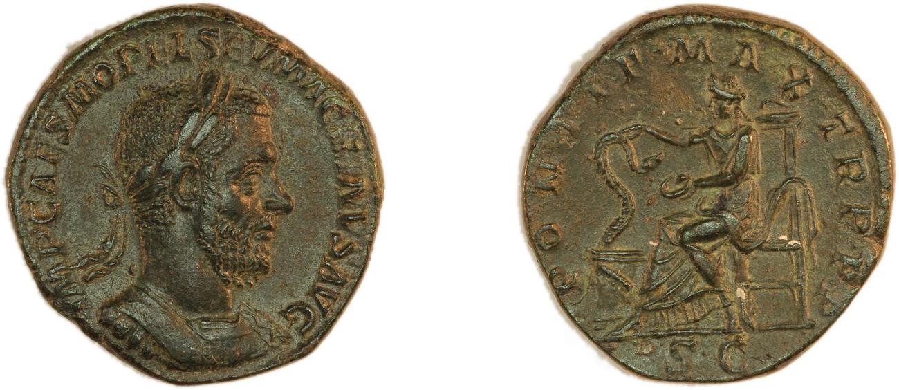 аверс RIC IV Macrinus 124
