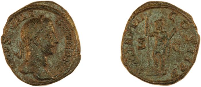RIC IV Severus Alexander 477, реверс, bm