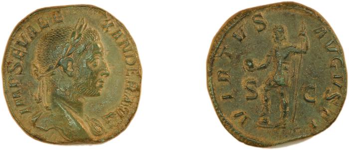 RIC IV Severus Alexander 627, реверс, bm