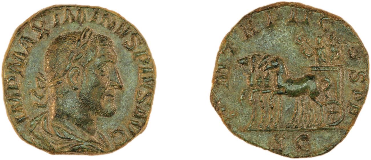 аверс RIC IV Maximinus Thrax 27