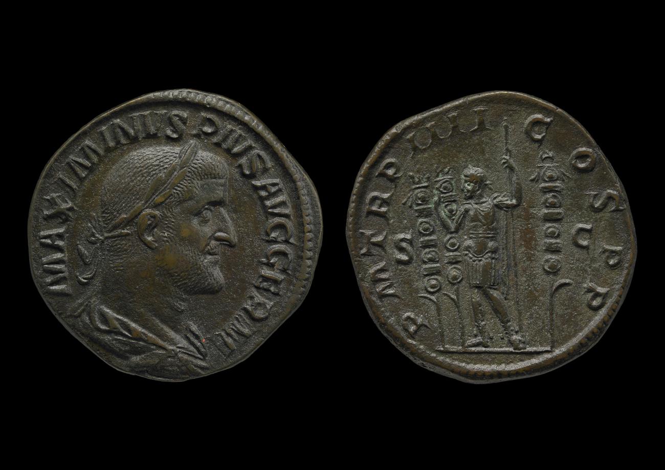 RIC IV Maximinus Thrax 40, аверс, bm