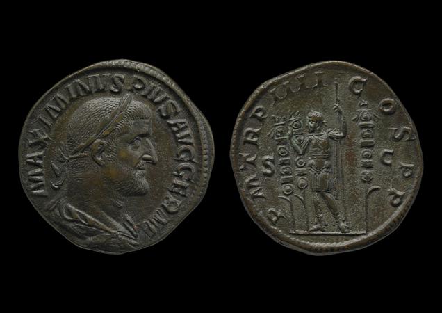 RIC IV Maximinus Thrax 40, реверс, bm