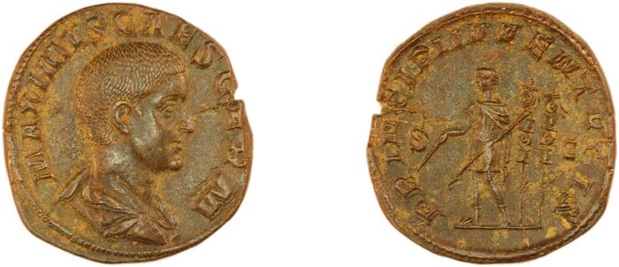 RIC IV Maximus 13, реверс, bm