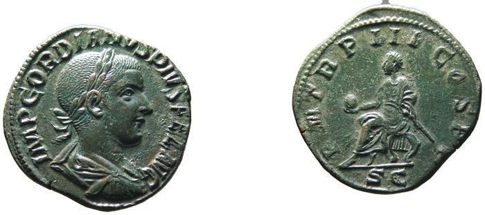 реверс RIC IV Gordian III 294A