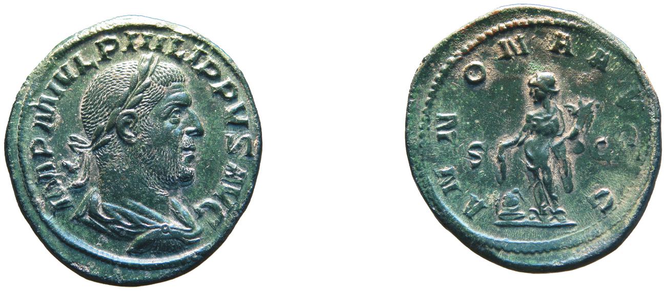 RIC IV Philip I 168A, аверс, bm