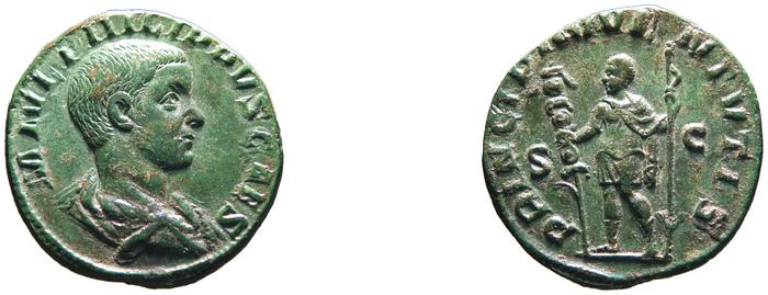 RIC IV Philip I 258A, реверс, bm