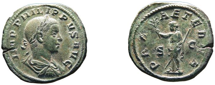 RIC IV Philip I 268C, реверс, bm