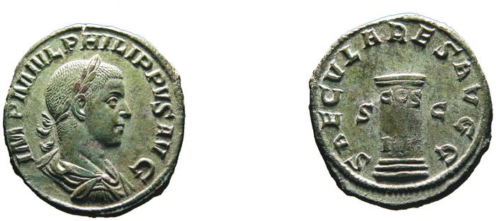 RIC IV Philip I 265A, реверс, bm