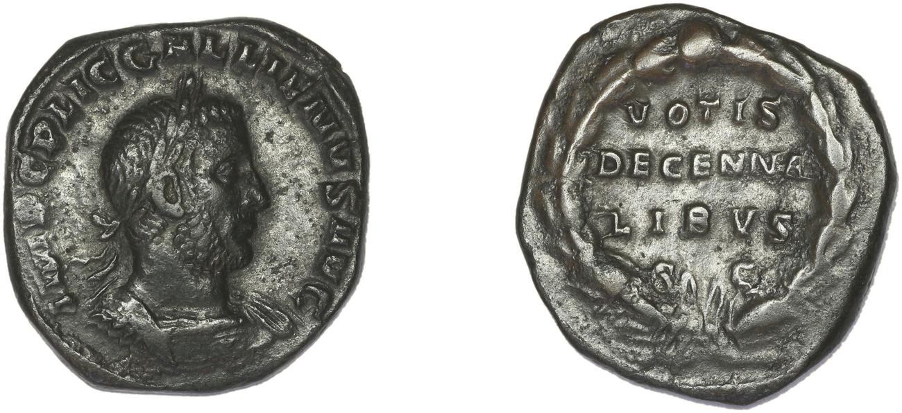 RIC V Gallienus (joint reign) 250, аверс, bm