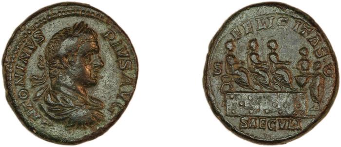 RIC IV Caracalla 469, реверс, bm