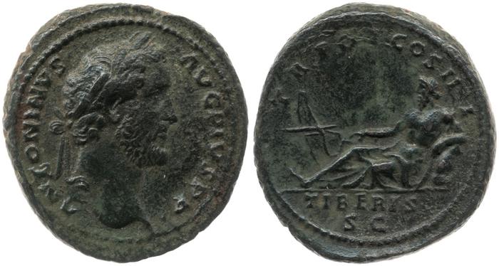 RIC III Antoninus Pius 691A, реверс, bm