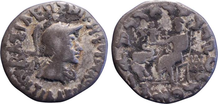 Bactrian and Indo-Greek Coinage Antialcidas 15.3, bm