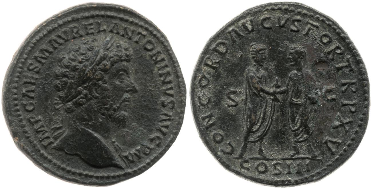 аверс RIC III Marcus Aurelius 797