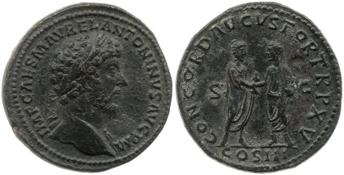 реверс RIC III Marcus Aurelius 797