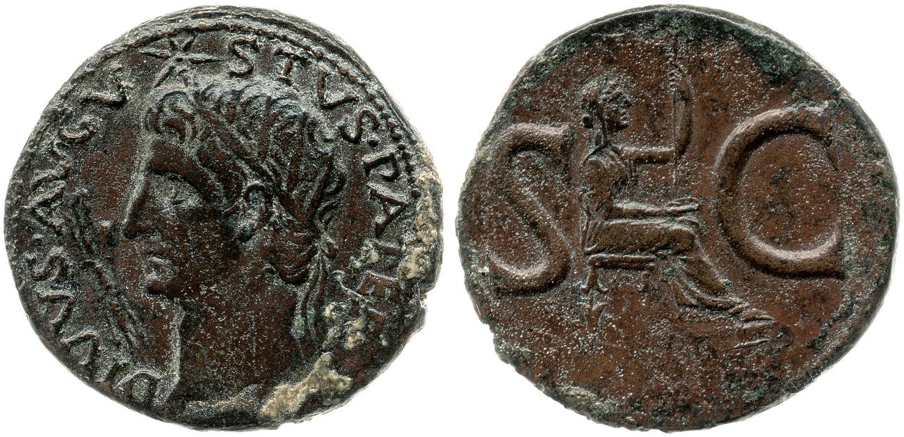 RIC I (second edition) Tiberius 72, аверс, bm