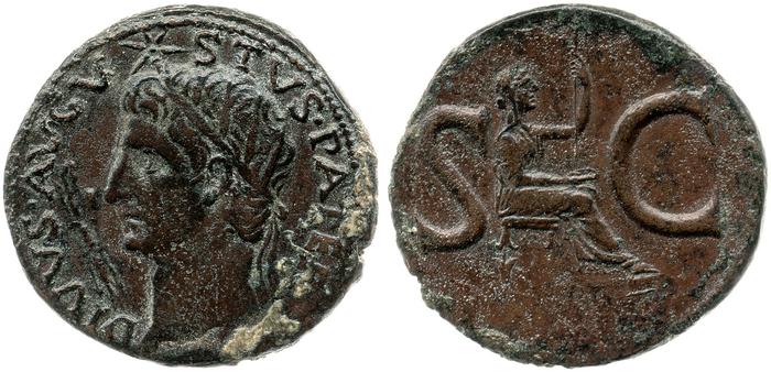 RIC I (second edition) Tiberius 72, реверс, bm