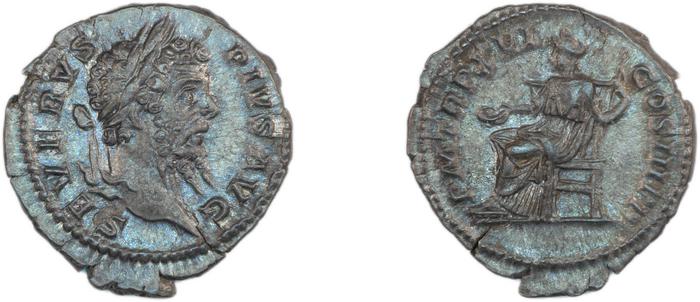 RIC IV Septimius Severus 218, реверс, bm