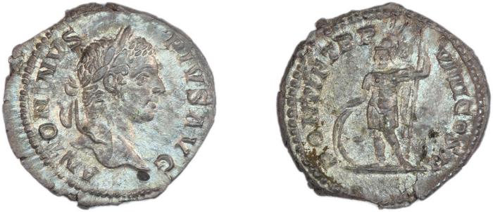 RIC IV Caracalla 83a, реверс, bm