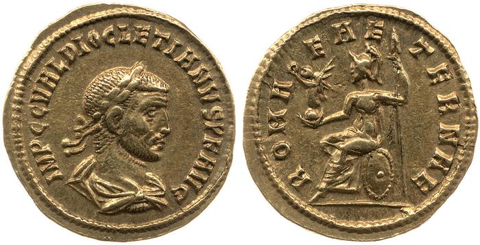 реверс RIC V Diocletian 301