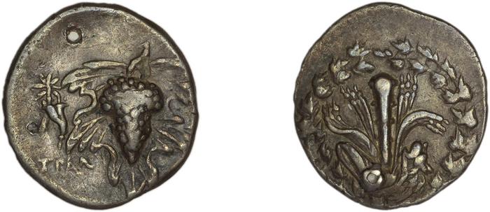 реверс Tralles Kleiner and Noe 1977 36, didrachms