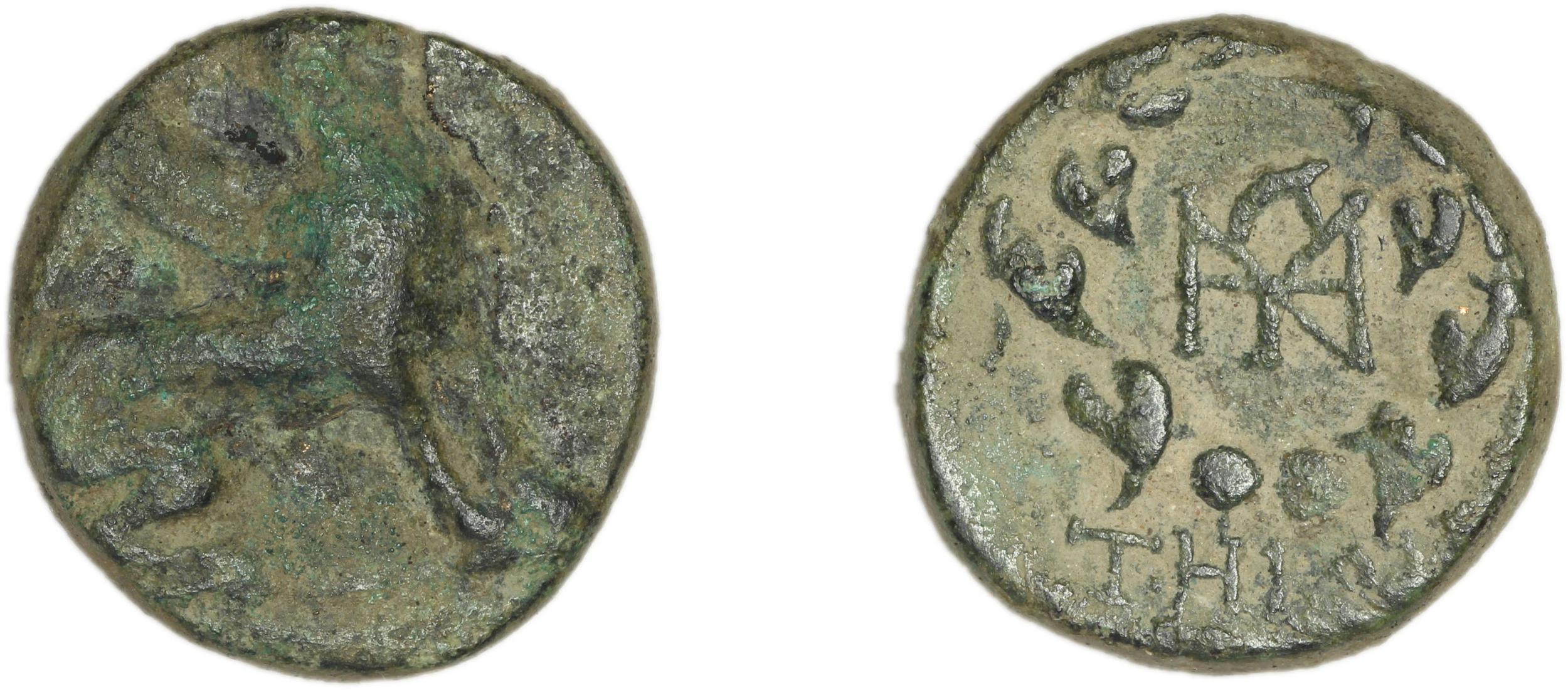 аверс Teos Kinns 1980 Period IV, AE 14