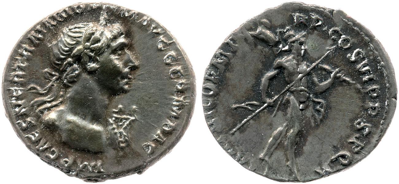 RIC II Trajan 331, аверс, bm