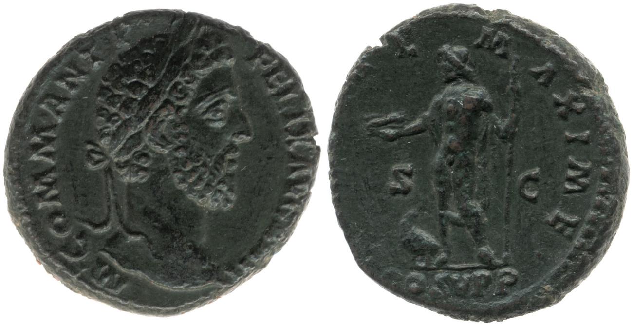 аверс RIC III Commodus 553A