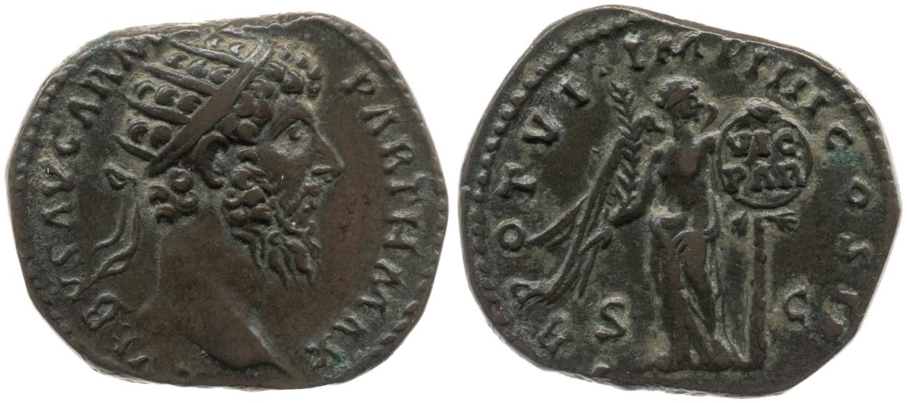 RIC III Marcus Aurelius 1458, аверс, bm