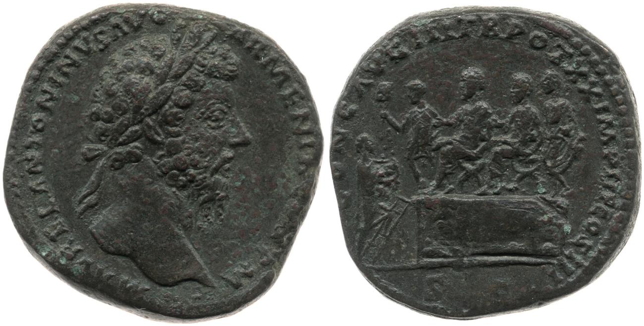 RIC III Marcus Aurelius 914, аверс, bm