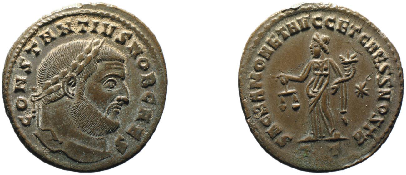 RIC VI Ticinum 48a, аверс, bm