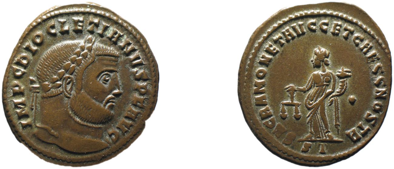 аверс RIC VI Ticinum 47a