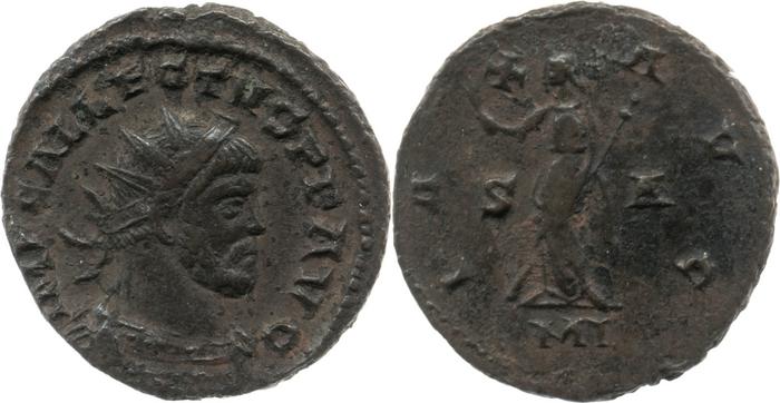RIC V Allectus 33, реверс, bm