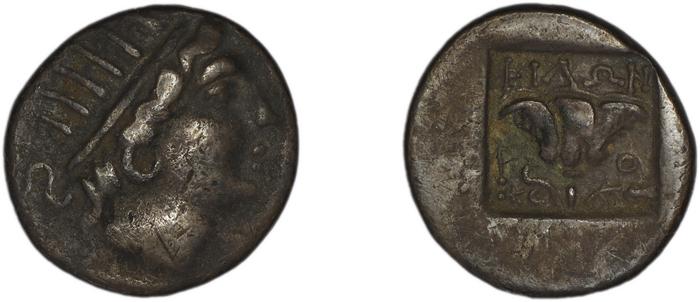 Rhodes Jenkins 1989 Group E drachms, реверс, bm