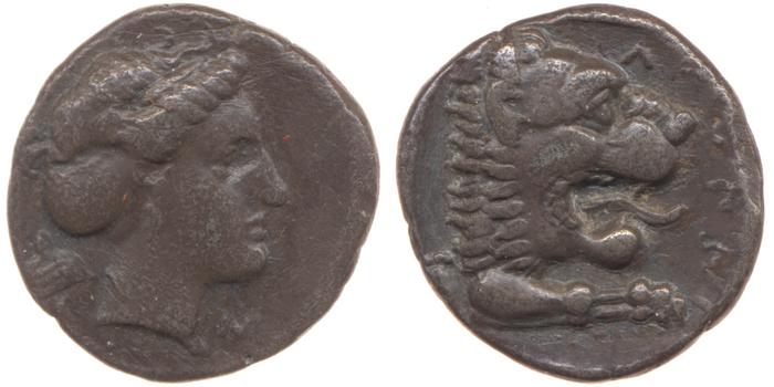 реверс Cnidus Ashton 1999 Series A didrachms