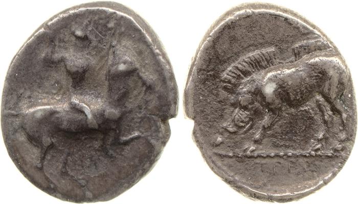 реверс Aspendus Babelon 1910 1552-54