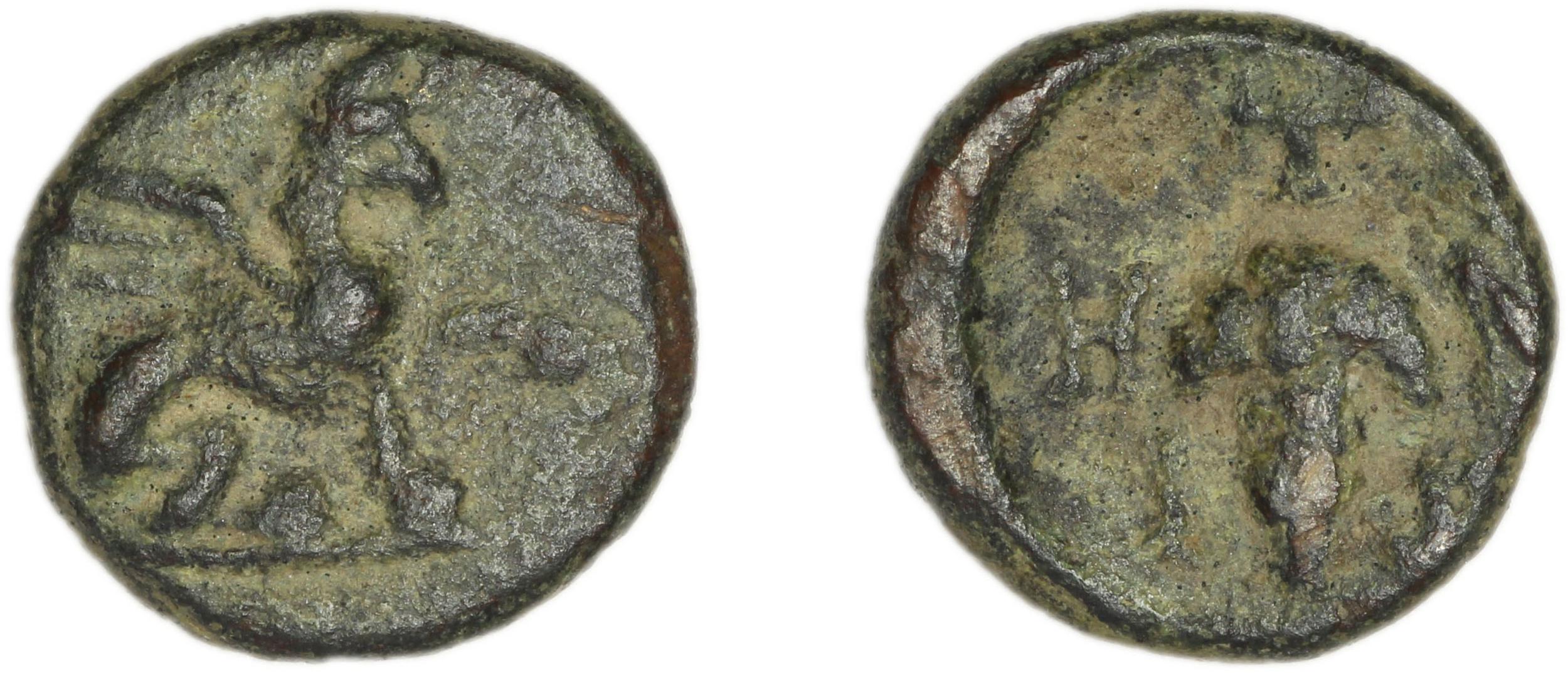 аверс Teos Kinns 1980 Period III, AE 12