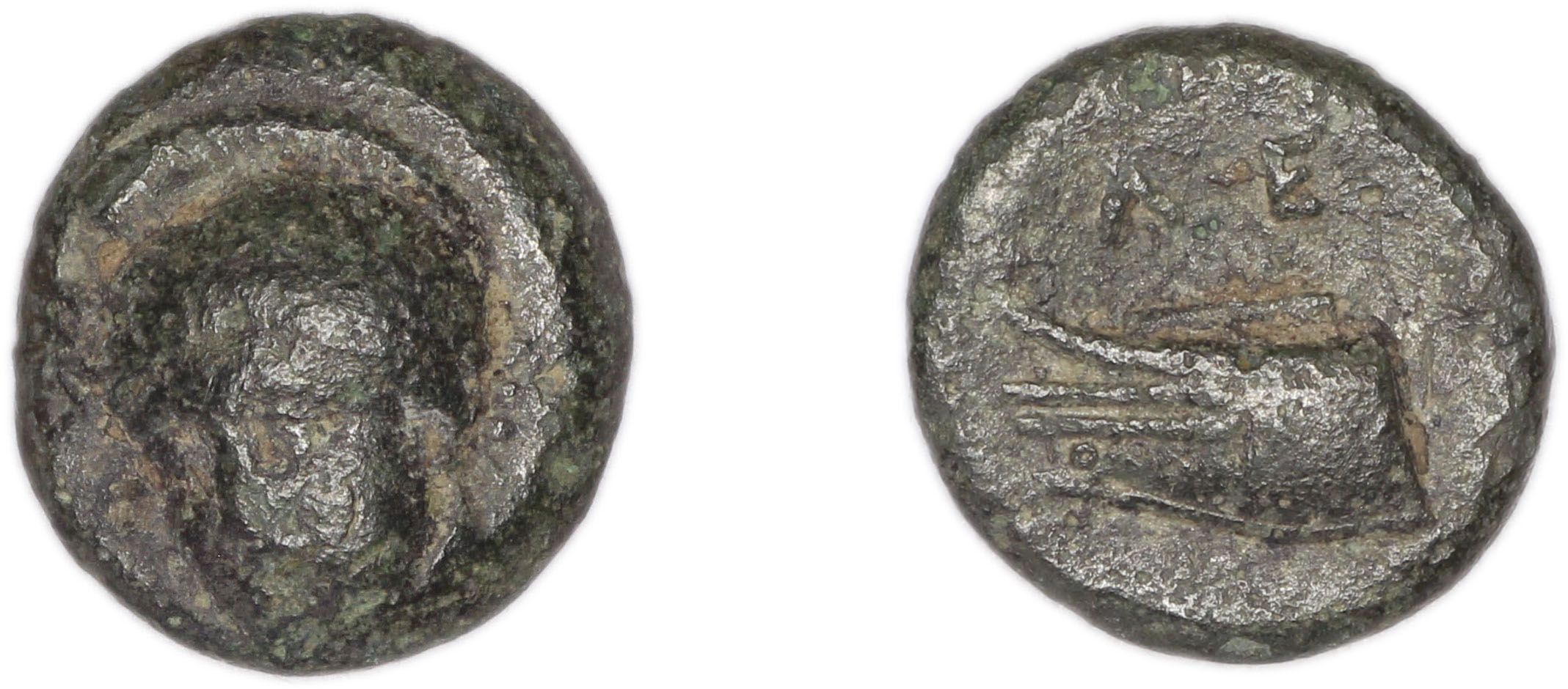 Lebedus Kinns 1980 Period I, AE 2, аверс, bm