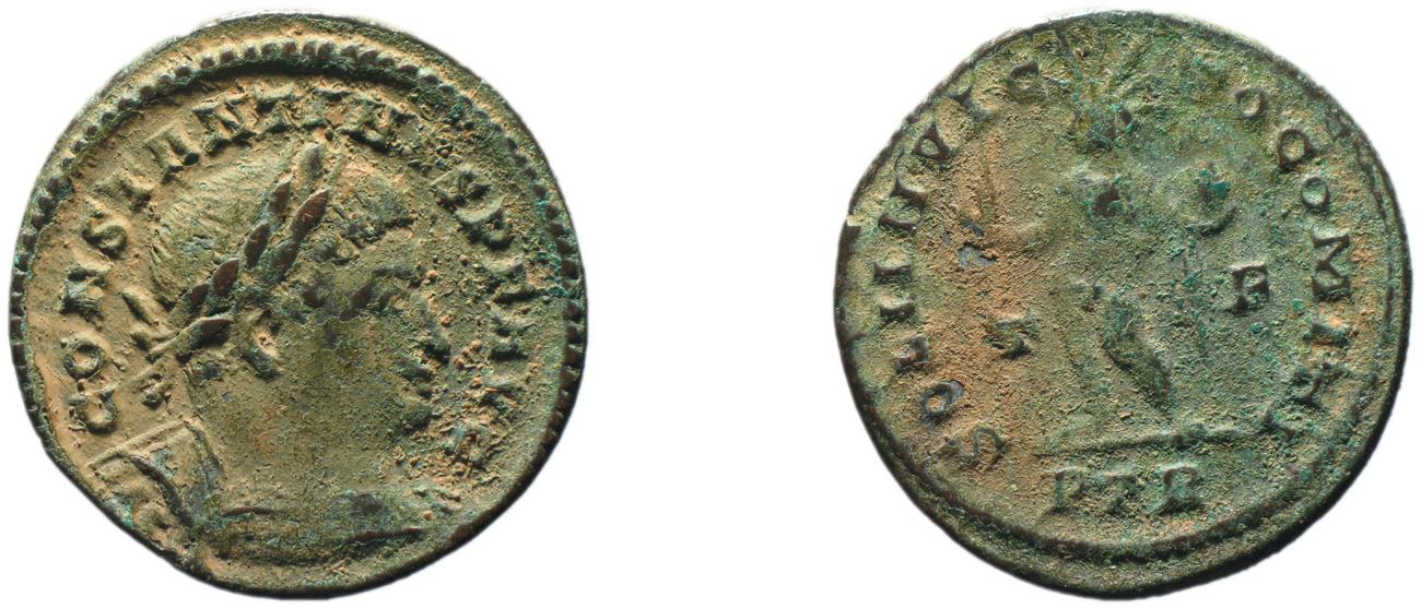 RIC VI Treveri 873, аверс, bm