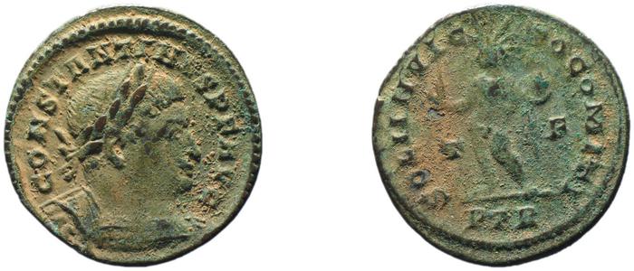 RIC VI Treveri 873, реверс, bm