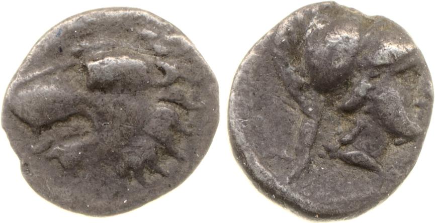 аверс Selge British Museum 1885-11-3-7