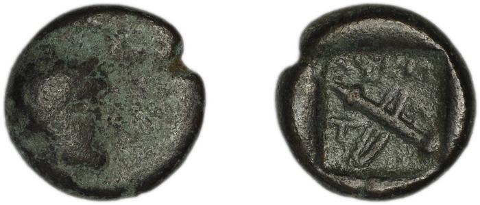 Lycian League Tlos Troxell 1982 3.65, реверс, bm