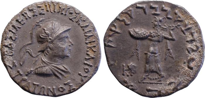 Bactrian and Indo-Greek Coinage Strato I 26.1, bm