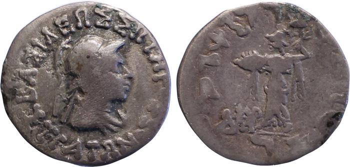 Bactrian and Indo-Greek Coinage Strato I 7.1, bm